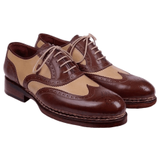 Triple Leather Sole Goodyear Welted Wingtip Brogues